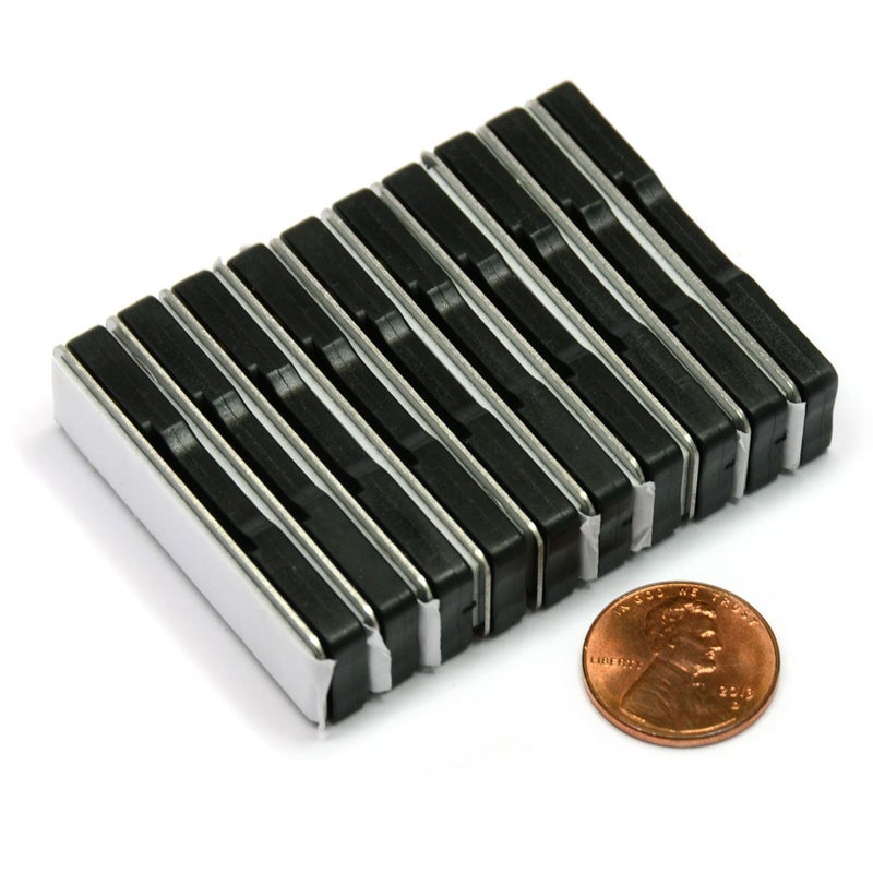 CMS MagneticsÂ® Name Badge Magnets BM-2Mag-2, Magnetic Badge Attachments for Magnetic Name Tags, 3M Adhesive Back Plates Included, 100 Sets - Image 3